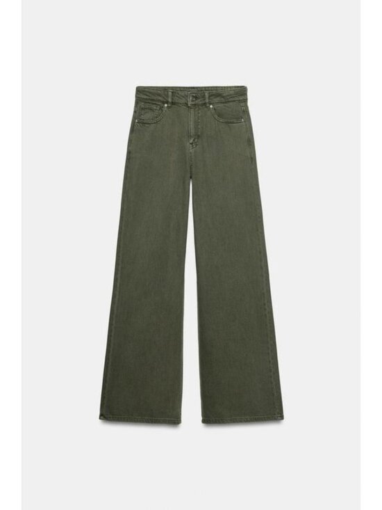 Zara Denim - ZARA Z1975 HIGH-WAISTED FLUID WIDE LEG JEANS